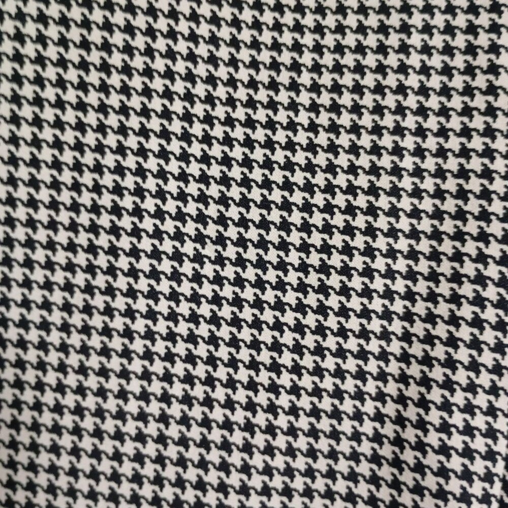 Ellen Tracy Womens Houndstooth Ankle Pant Size M Office Pants - Picture 6 of 10